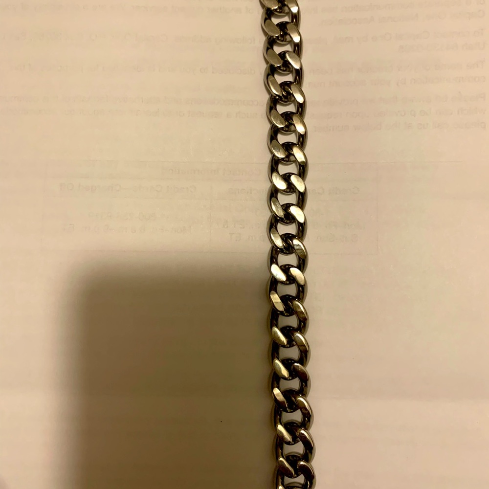 Cuban link men’s bracelet